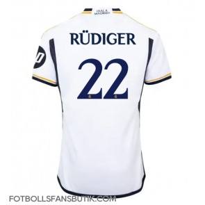 Real Madrid Antonio Rudiger #22 Replika Hemmatröja 2023-24 Kortärmad